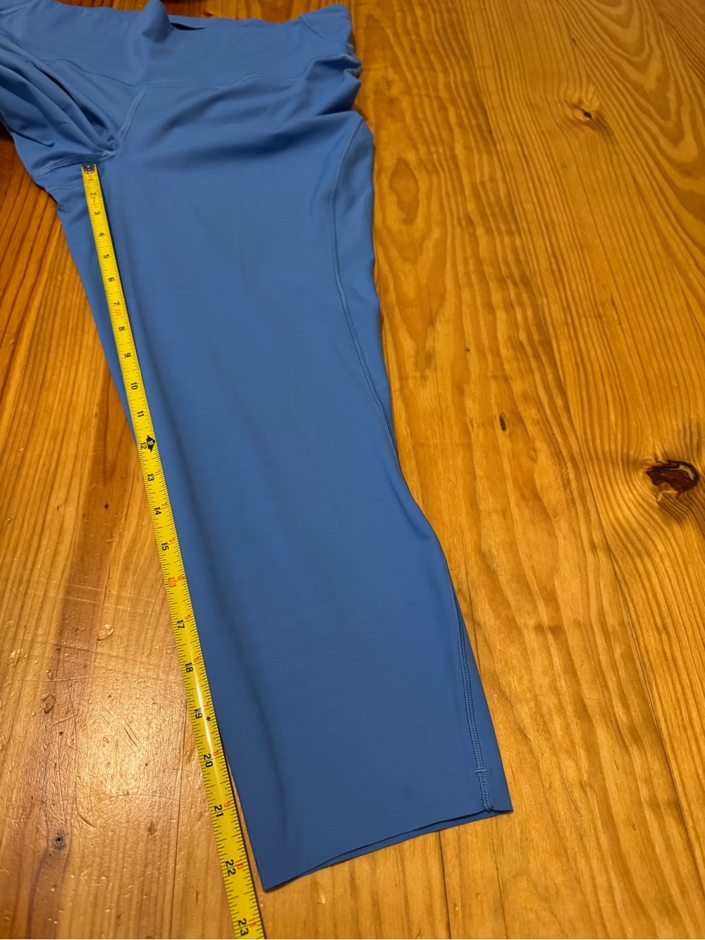 Lululemon Base Pace High-Rise Crop 23" Blue Nile Women’s Size 14 - Picture 6 of 10